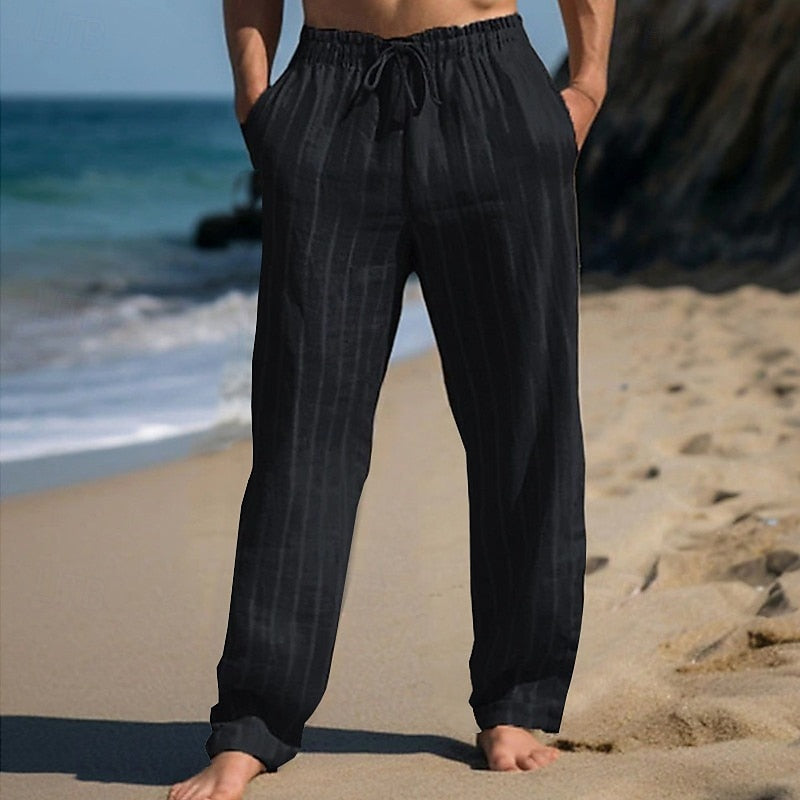 MARTIN - CASUAL ELEGANCE STRIPED PANTS