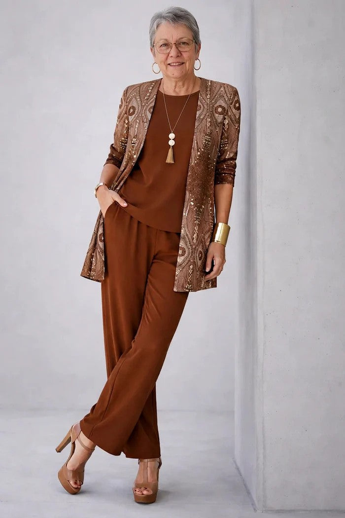 SOLEMIA – Completo Elegante Tre Pezzi