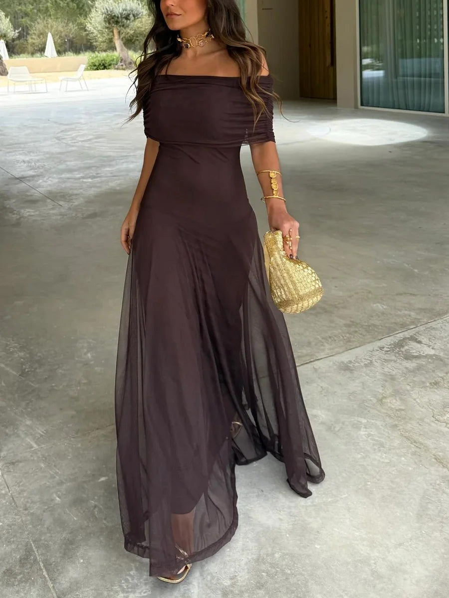 ELISA – Abito Elegante con Spalle Scoperte