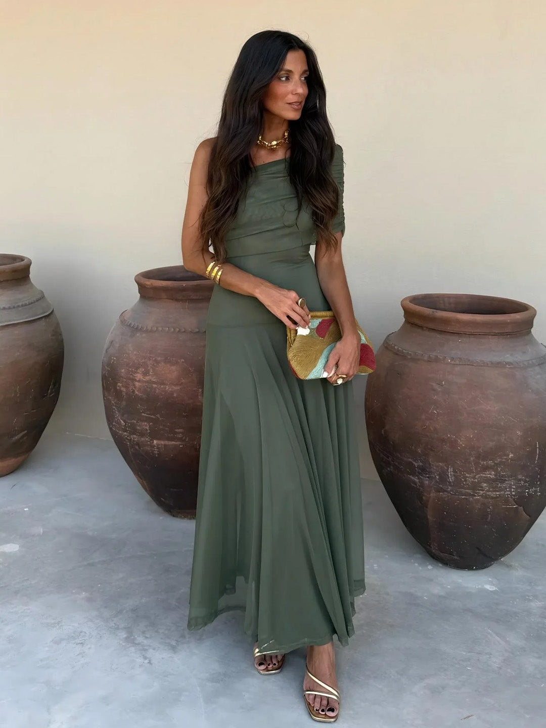 ELISA – Abito Elegante con Spalle Scoperte