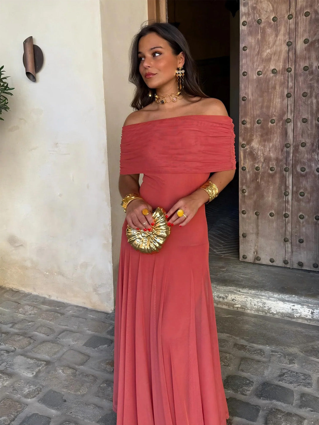 ELISA – Abito Elegante con Spalle Scoperte