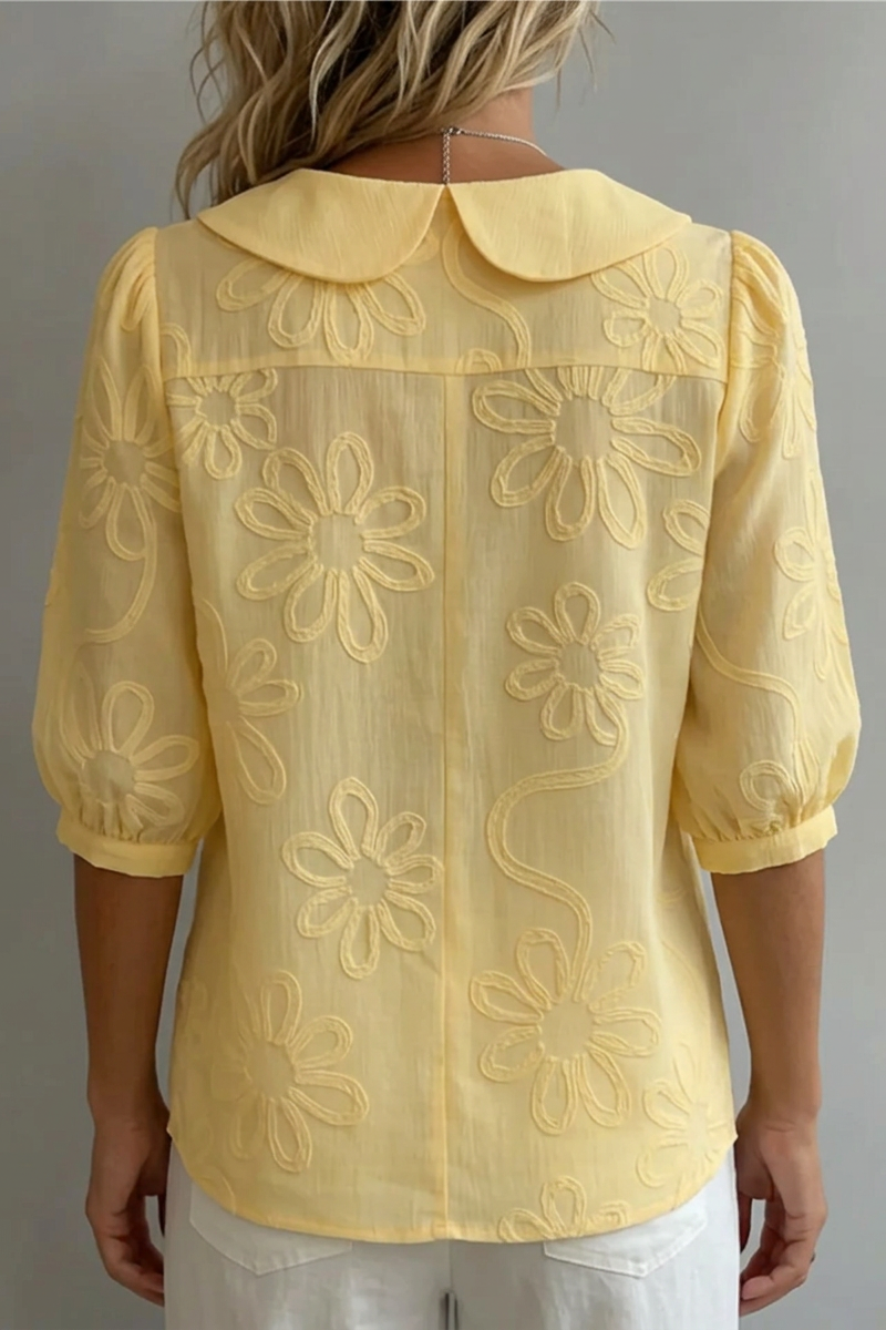 LIVIANA – Camicetta Floreale Elegante