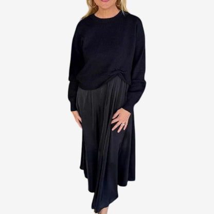 Abito Odette™ in maglia plissettata