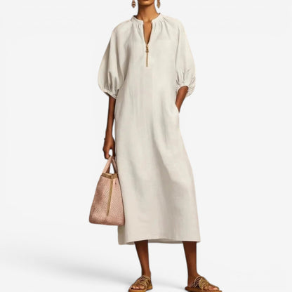 Francen™ Abito midi con zip