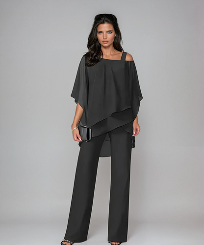 Mariella™ Two-Piece Layered Set | Relaxed Elegant Co-Ord Set