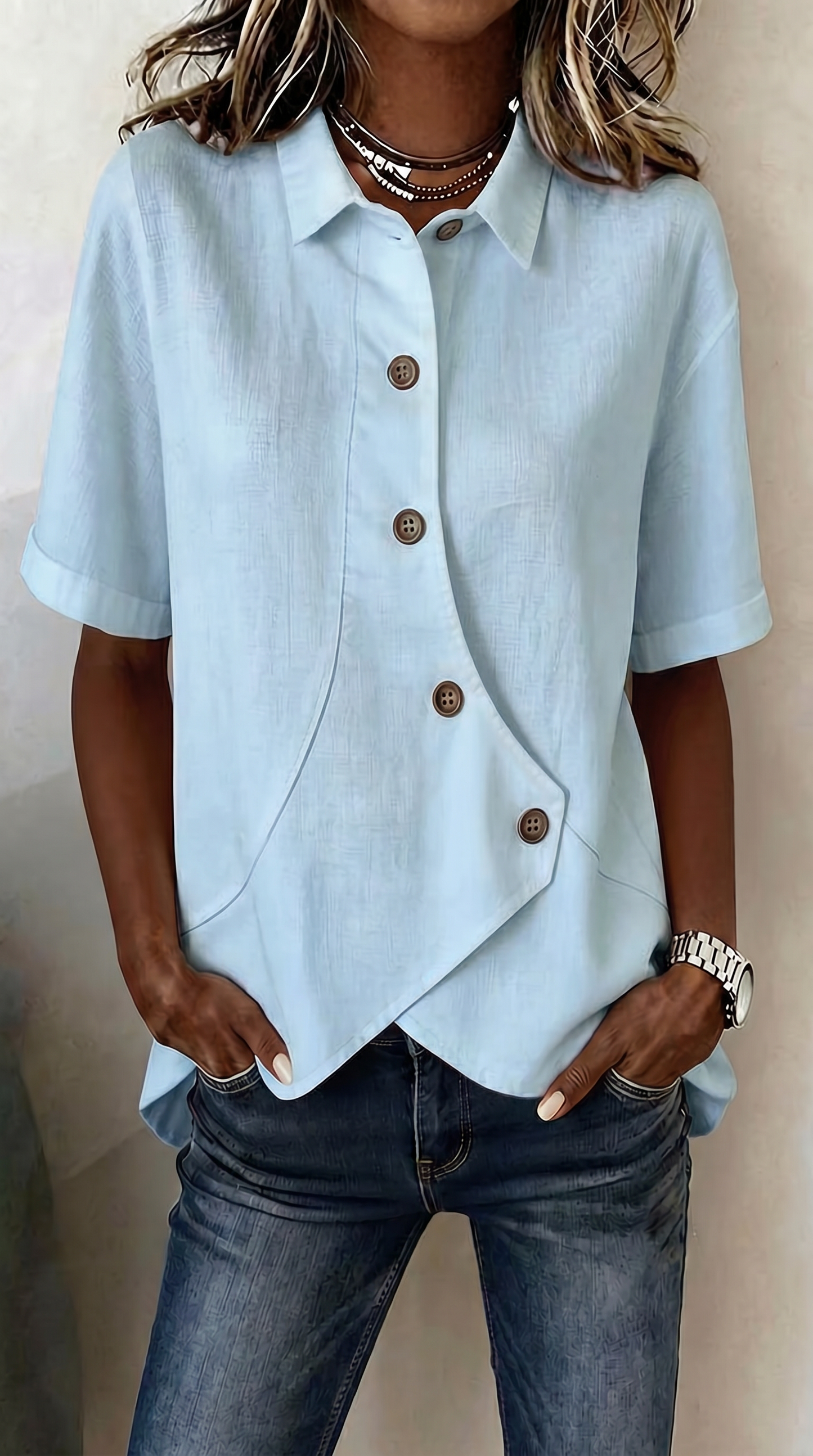 COSTANZA – Blusa Morbida dal Fascino Naturale