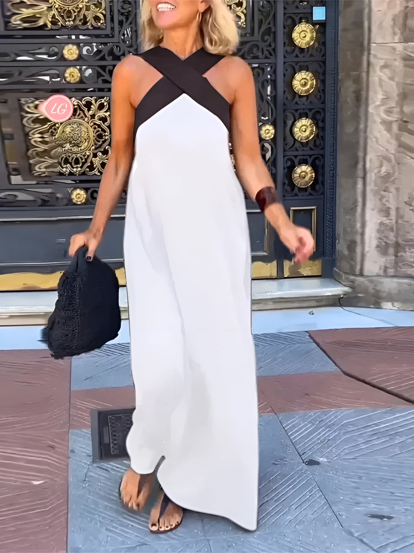 Keira - Breathable Comfortable Crossed Maxi Dress