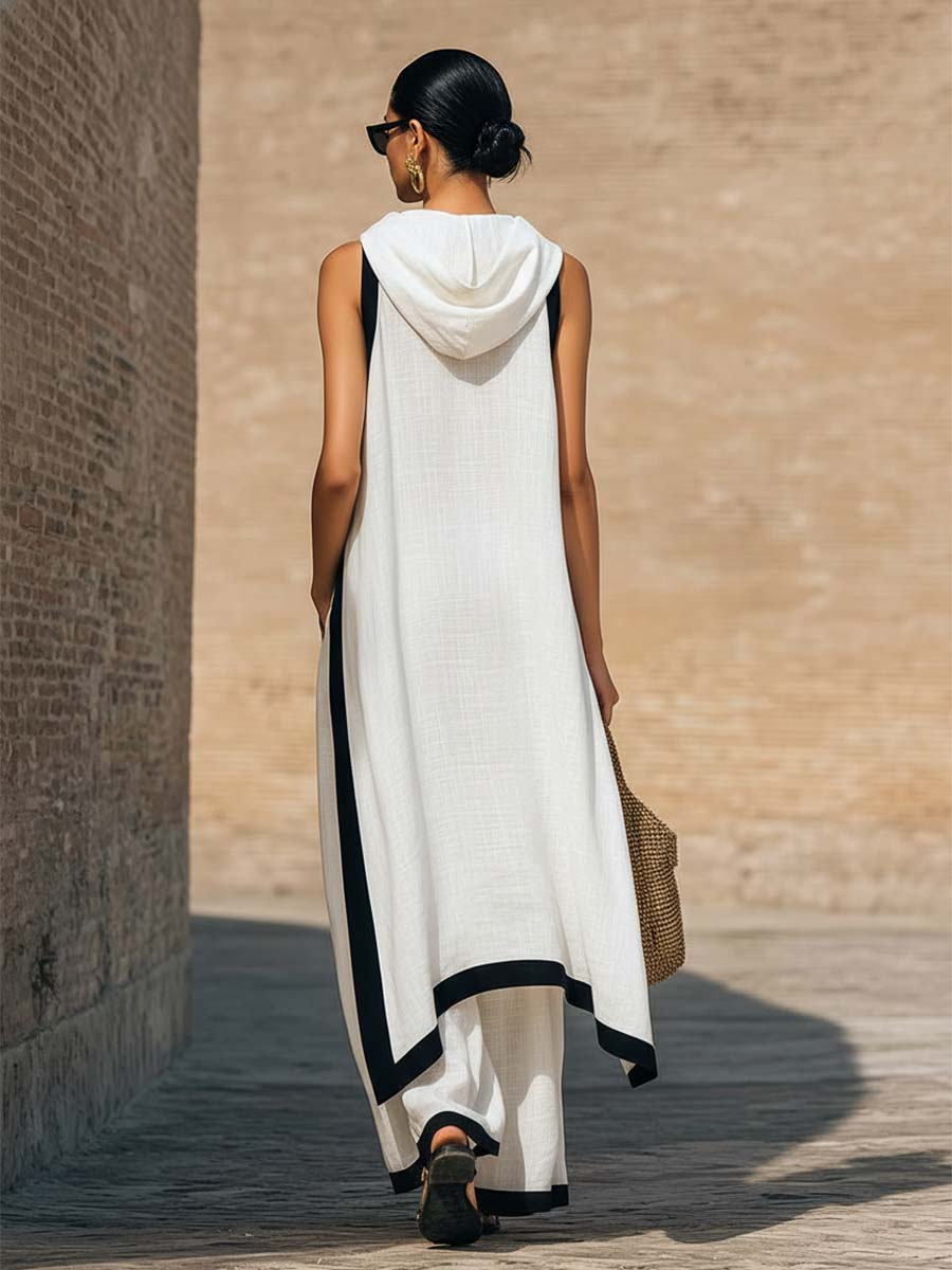 AURELIA – Set Asimmetrico in Lino & Cotone