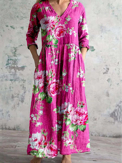Rosemary - Bold Blossom Dress