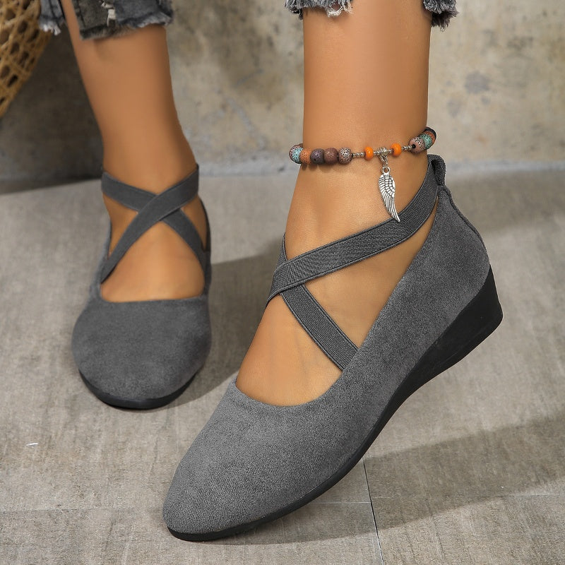NOVARA – Scarpe Eleganti con Zeppa Comfort