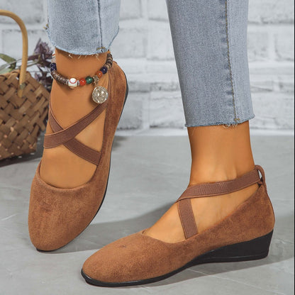 NOVARA – Scarpe Eleganti con Zeppa Comfort