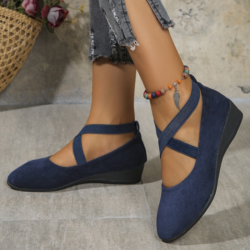 NOVARA – Scarpe Eleganti con Zeppa Comfort