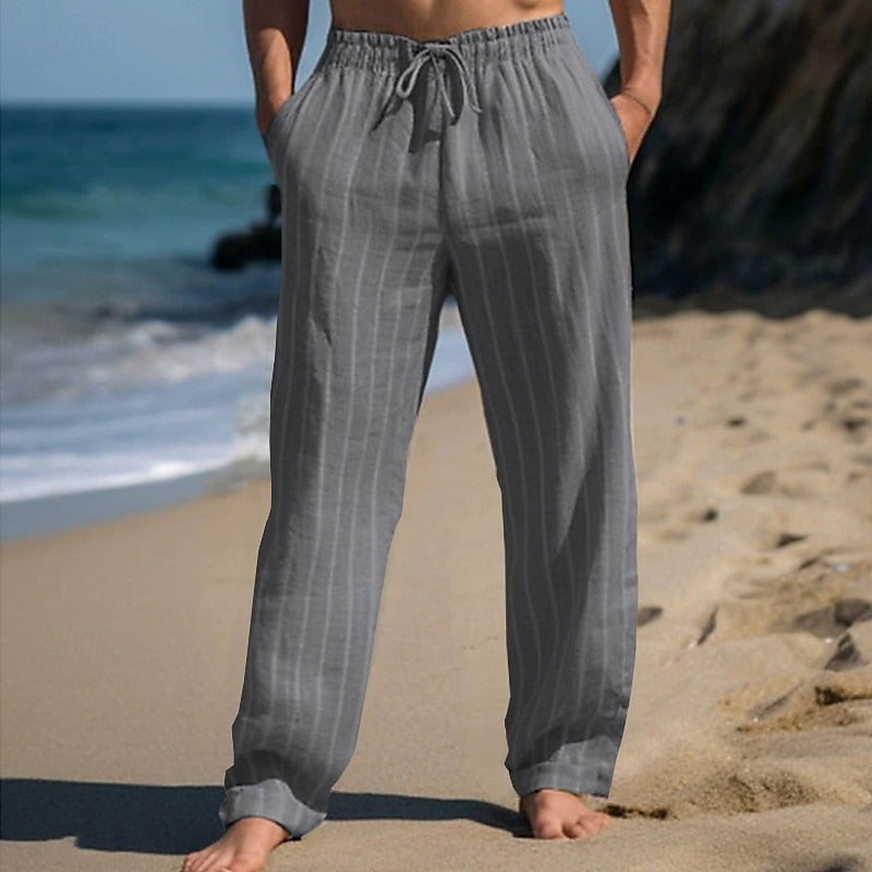 MARTIN - CASUAL ELEGANCE STRIPED PANTS
