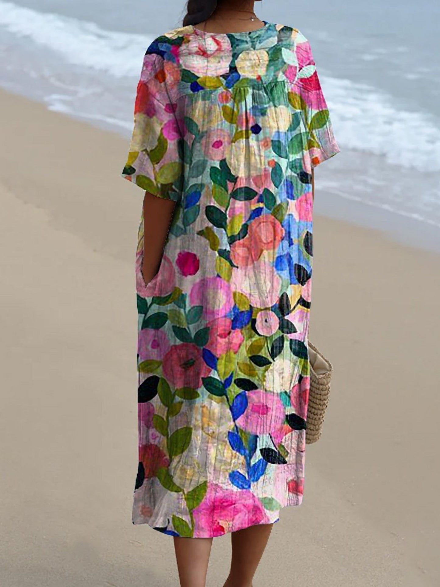 Bente - Vestito Vintage a Fiori